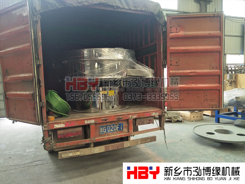 陕西富县 三台全不锈钢1500型红薯粉过滤筛粉机已经发货